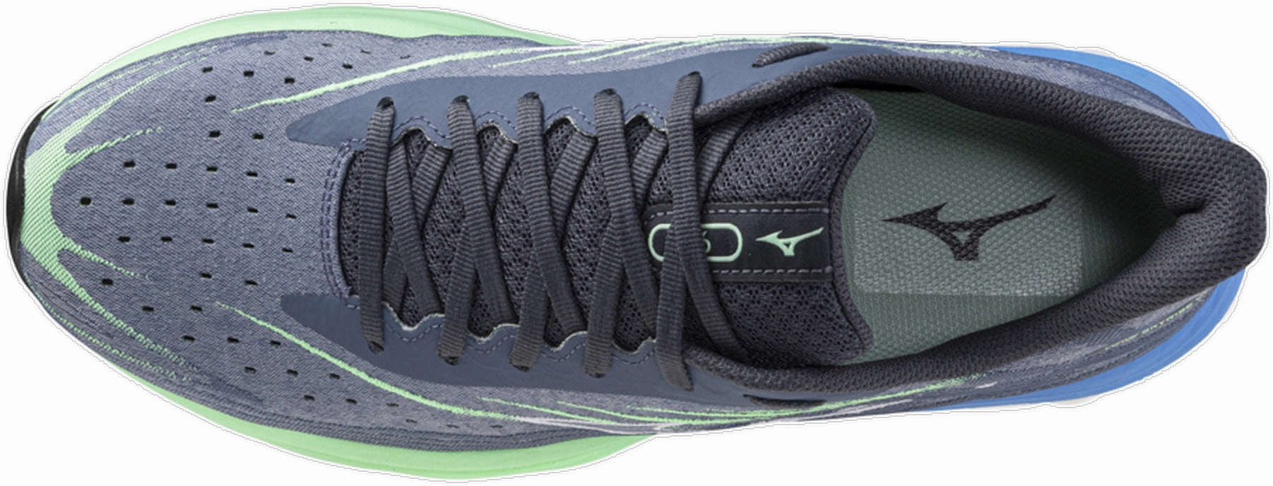 training - specific running shoes Mizuno Wave Skyrise 6 Mens Running Shoes - Blue