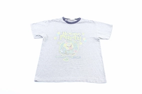 2002 SpongeBob SquarePants House Party Graphic T-Shirt Wrinkle-Free Cozy Layer Fit