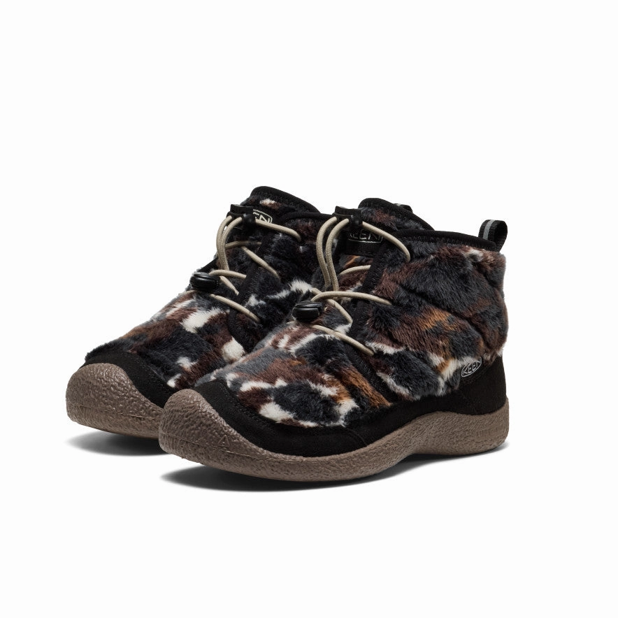 Big Kids' Howser II Waterproof Chukka  |  Black/Star White Support Motion Active Wear