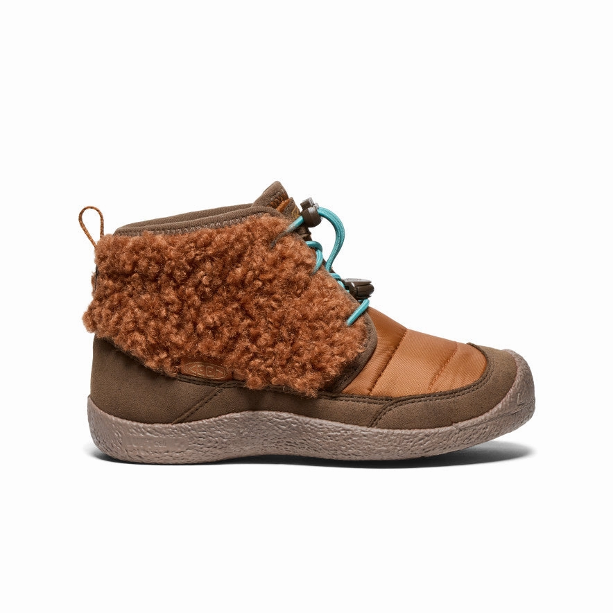 Big Kids' Howser II Waterproof Chukka  |  Roasted Pecan/Dark Earth ZipUp Coast Step