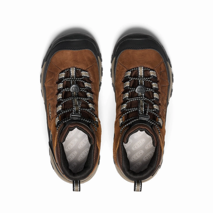 Big Kids' Targhee IV Waterproof Hiking Boot  |  Bison/Brindle Easy To Clean