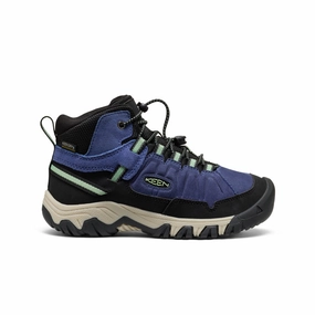 Big Kids' Targhee IV Waterproof Hiking Boot  |  Skipper Blue/Hemlock Performance