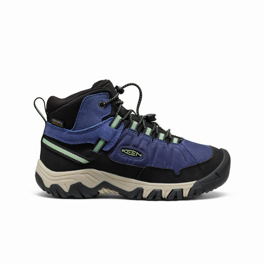 Big Kids' Targhee IV Waterproof Hiking Boot  |  Skipper Blue/Hemlock Performance