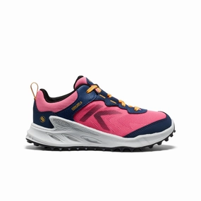 Big Kids' Zionic Waterproof Shoe  |  Naval Academy/Pink Lemonade Easy To Clean Off Road