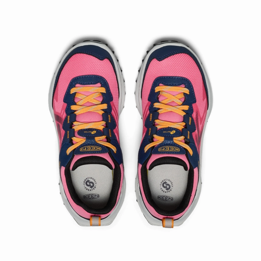 Big Kids' Zionic Waterproof Shoe  |  Naval Academy/Pink Lemonade Trail Specific Design Soft Interior