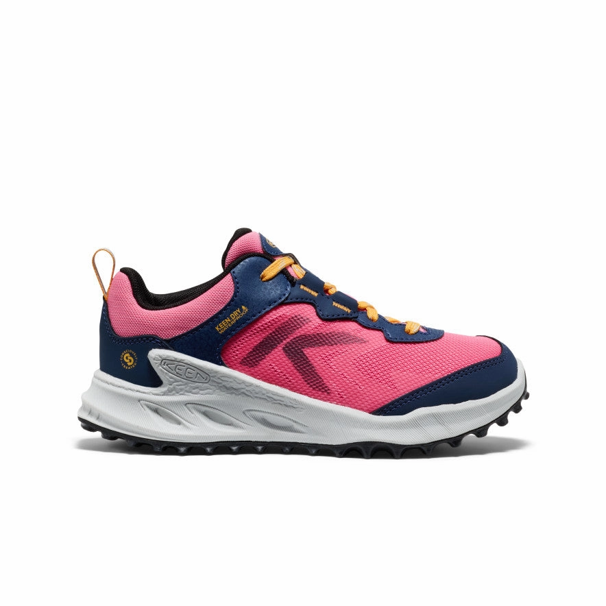 Big Kids' Zionic Waterproof Shoe  |  Naval Academy/Pink Lemonade Easy To Clean Off Road