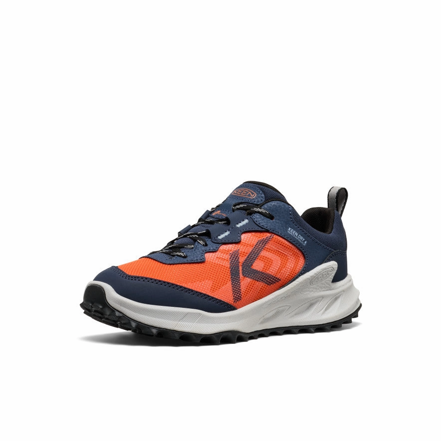 Big Kids' Zionic Waterproof Shoe  |  Naval Academy/Scarlet Ibis Running Trail Specific Design