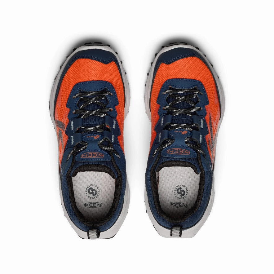 Big Kids' Zionic Waterproof Shoe  |  Naval Academy/Scarlet Ibis Arch support