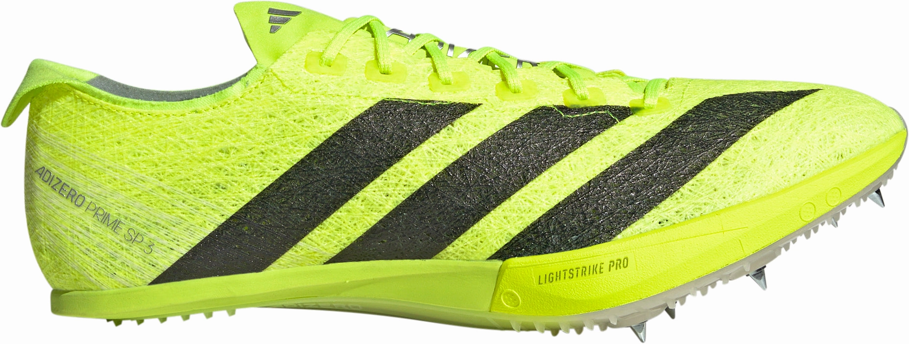 adidas Adizero Prime SP 3 Strung Running Spikes - Yellow supportive foam sole shoes Breathable fabric