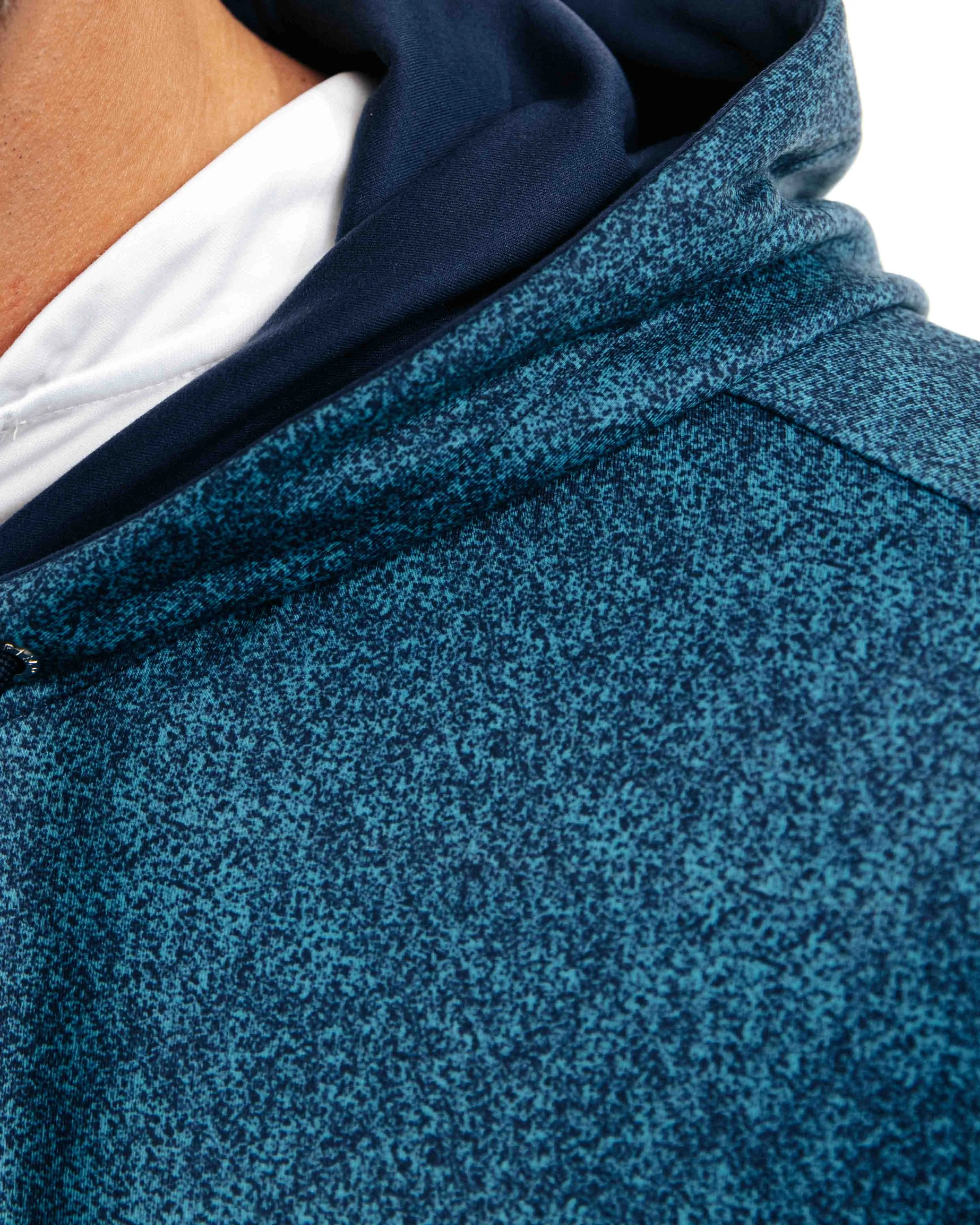 Blue Static Golf Hoodie Cozy Texture product sporty appeal