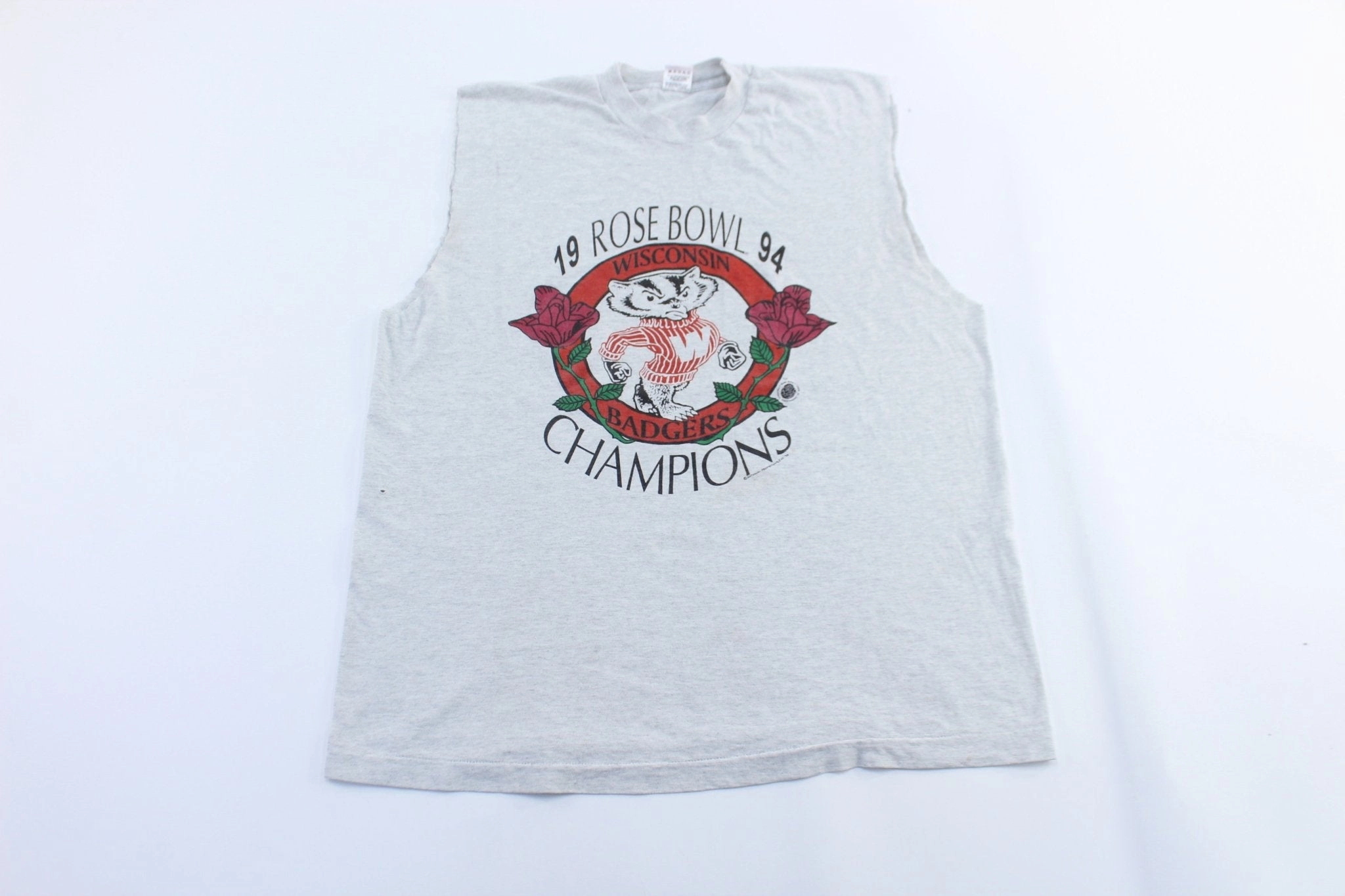 Quick Release Tag 1994 University of Wisconsin Rose Bowl Champions Tank Top
