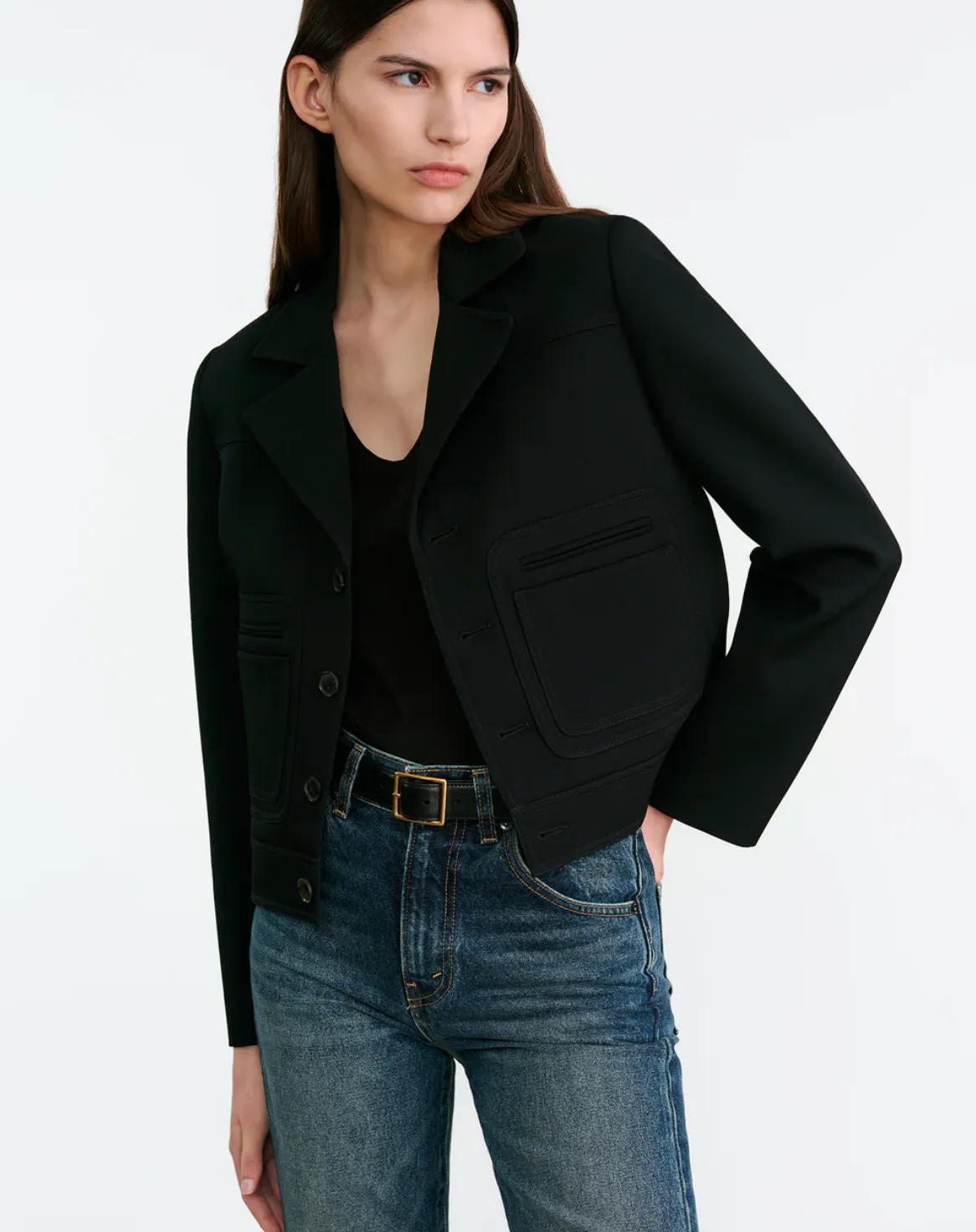 graduation party Georgy Jacket in Black