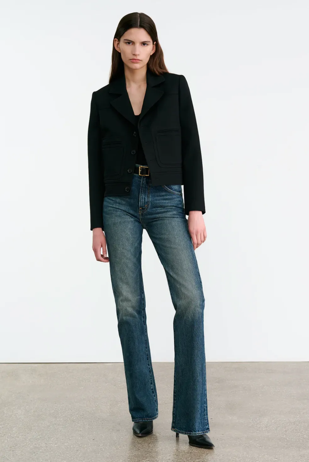 Georgy Jacket in Black Ornamental