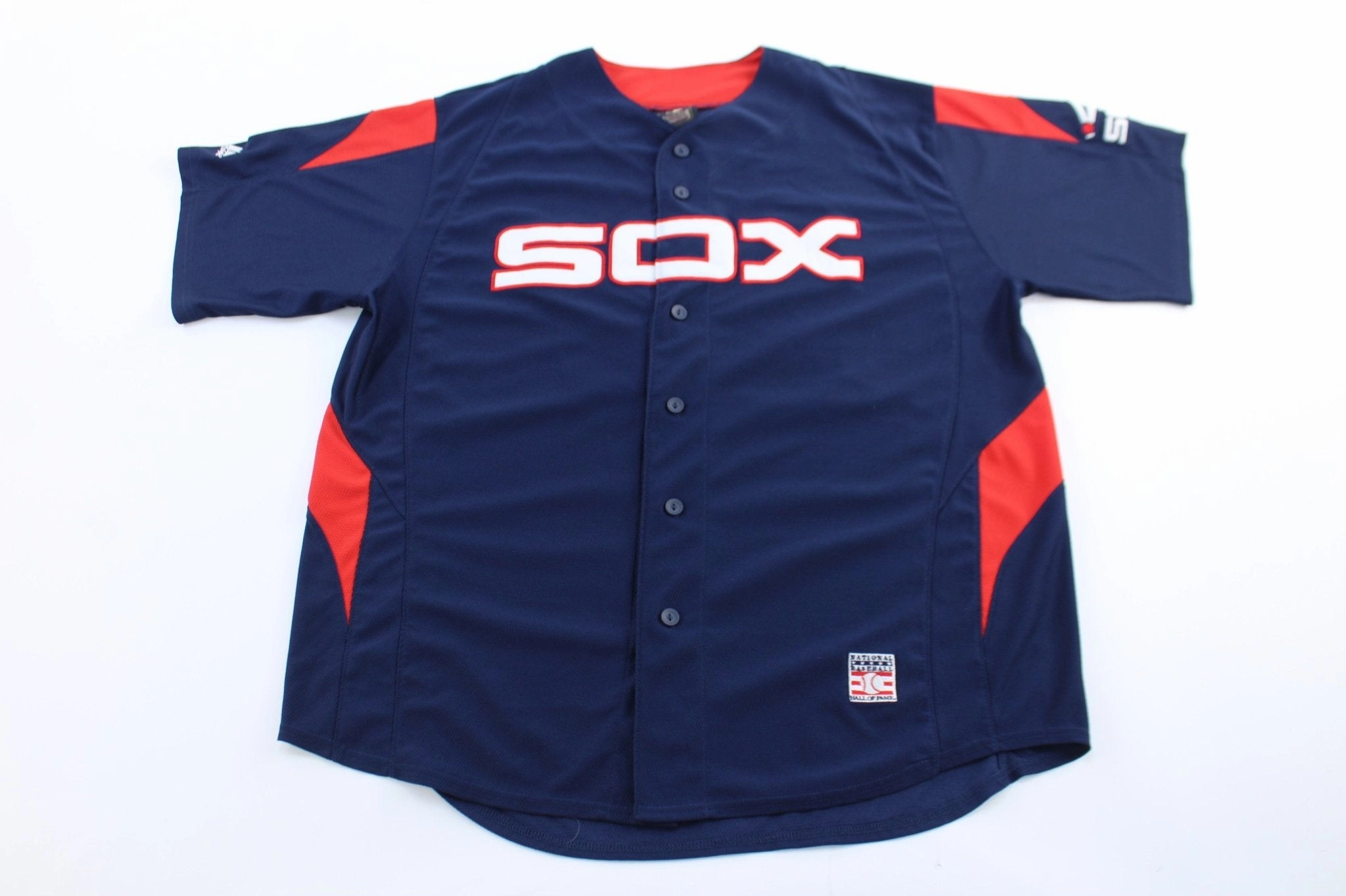 Boston Red Sox Embroidered Carlton Fisk Baseball Jersey Breathable Mesh Panels Clean Structure
