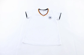 Mesh Panel Placement Mesh Design Women's Germany Embroidered Patch Soccer Jersey