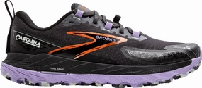 Brooks Cascadia 18 WIDE FIT Womens Trail Running Shoes - Black Lightweight packaging Stable performance