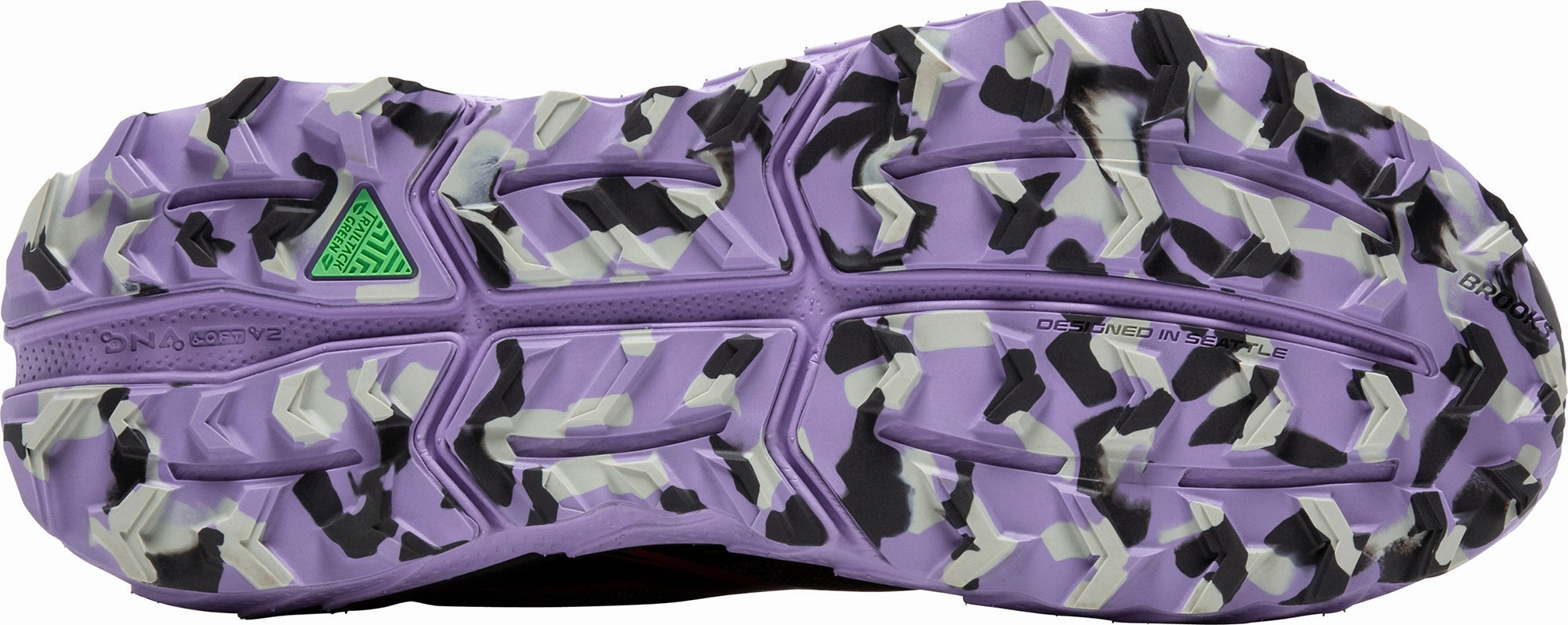 Non Slip Pattern Energy Retention Core Brooks Cascadia 18 WIDE FIT Womens Trail Running Shoes - Black