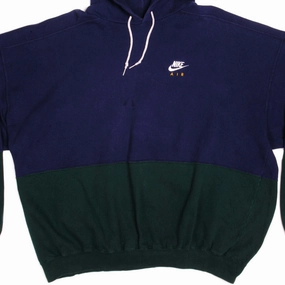 Plaid Design VINTAGE NIKE AIR SWEATSHIRT 1990s SIZE 2XL MADE IN USA