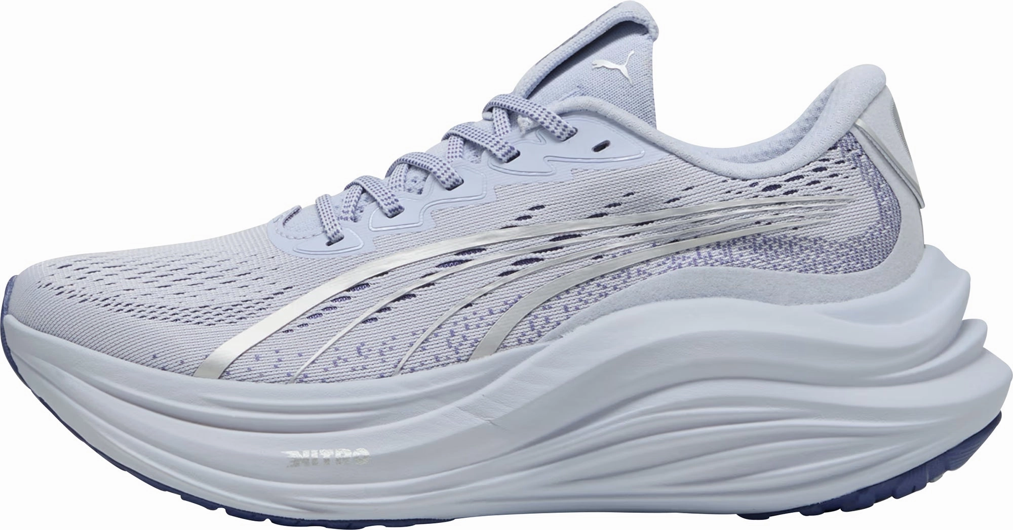 Puma MagMax Nitro Womens Running Shoes - Blue Impact Absorption System