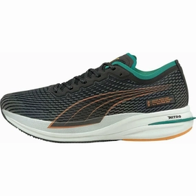 Puma Deviate Nitro WTR Mens Running Shoes - Black adult running wear