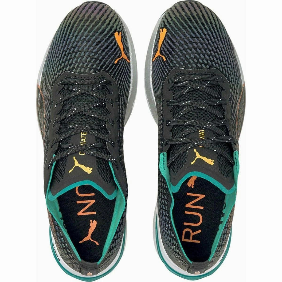 Comfortable lining budget - friendly running wear Puma Deviate Nitro WTR Mens Running Shoes - Black