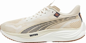 Puma Velocity Nitro 3 Mens Running Shoes - Cream Anti Bacterial