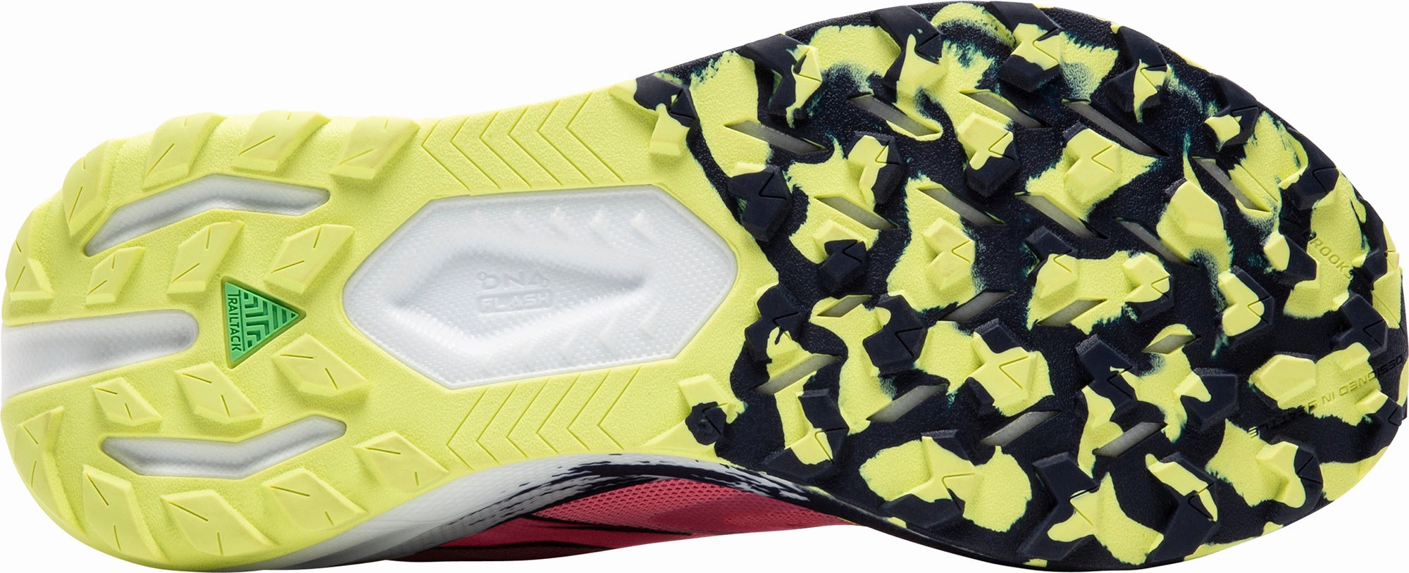 Torsional Stability Bar Comfort Fit Design Brooks Catamount 3 Womens Trail Running Shoes - Pink