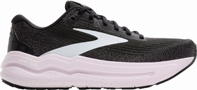 Hurdling Ultra Light Cushioning Brooks Ghost Max 2 Womens Running Shoes - Black