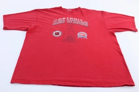 2002 Detroit Red Wings Stanley Cup Champions T-shirt Cozy Layer Fit
