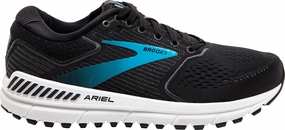 anime - themed running shoes Compression Web Structure Brooks Ariel 20 WIDE FIT Womens Running Shoes - Black