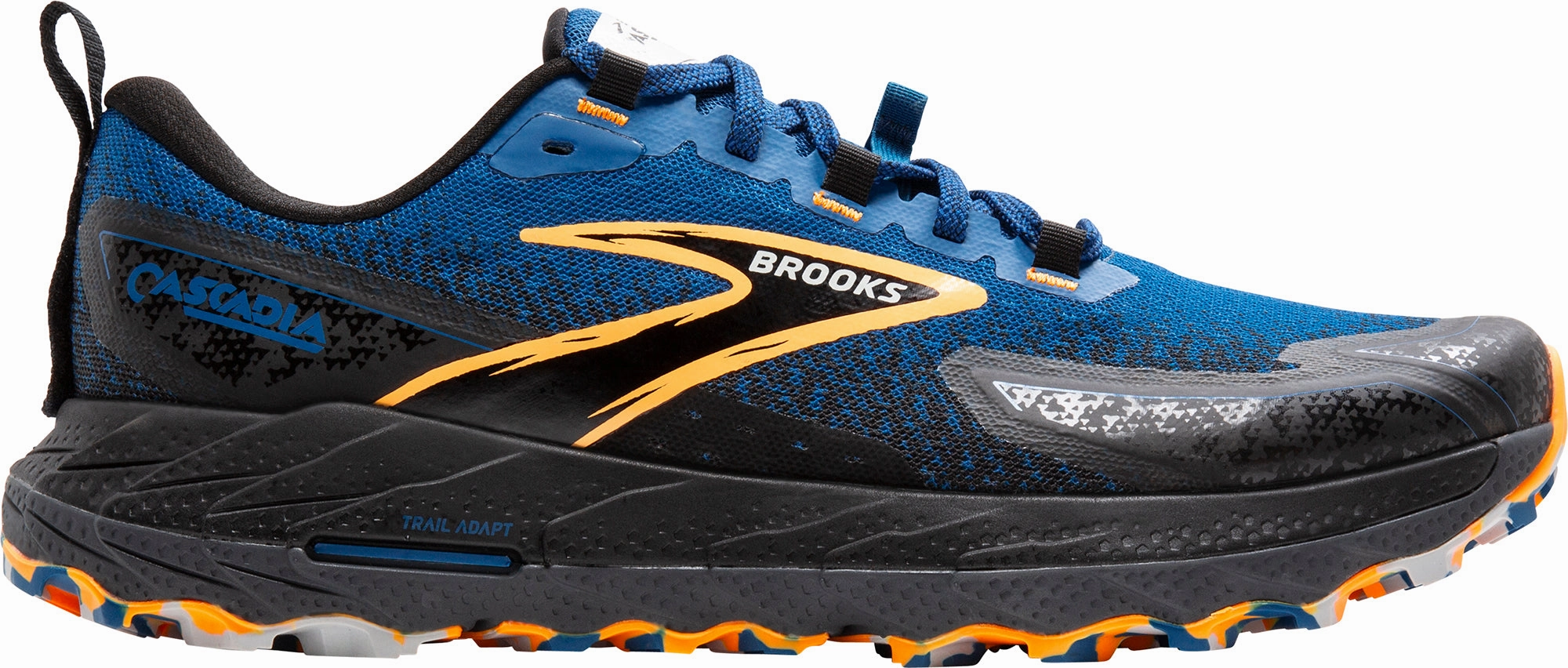 Brooks Cascadia 18 Mens Trail Running Shoes - Blue minimalist - running - shoes ShockAbsorbing