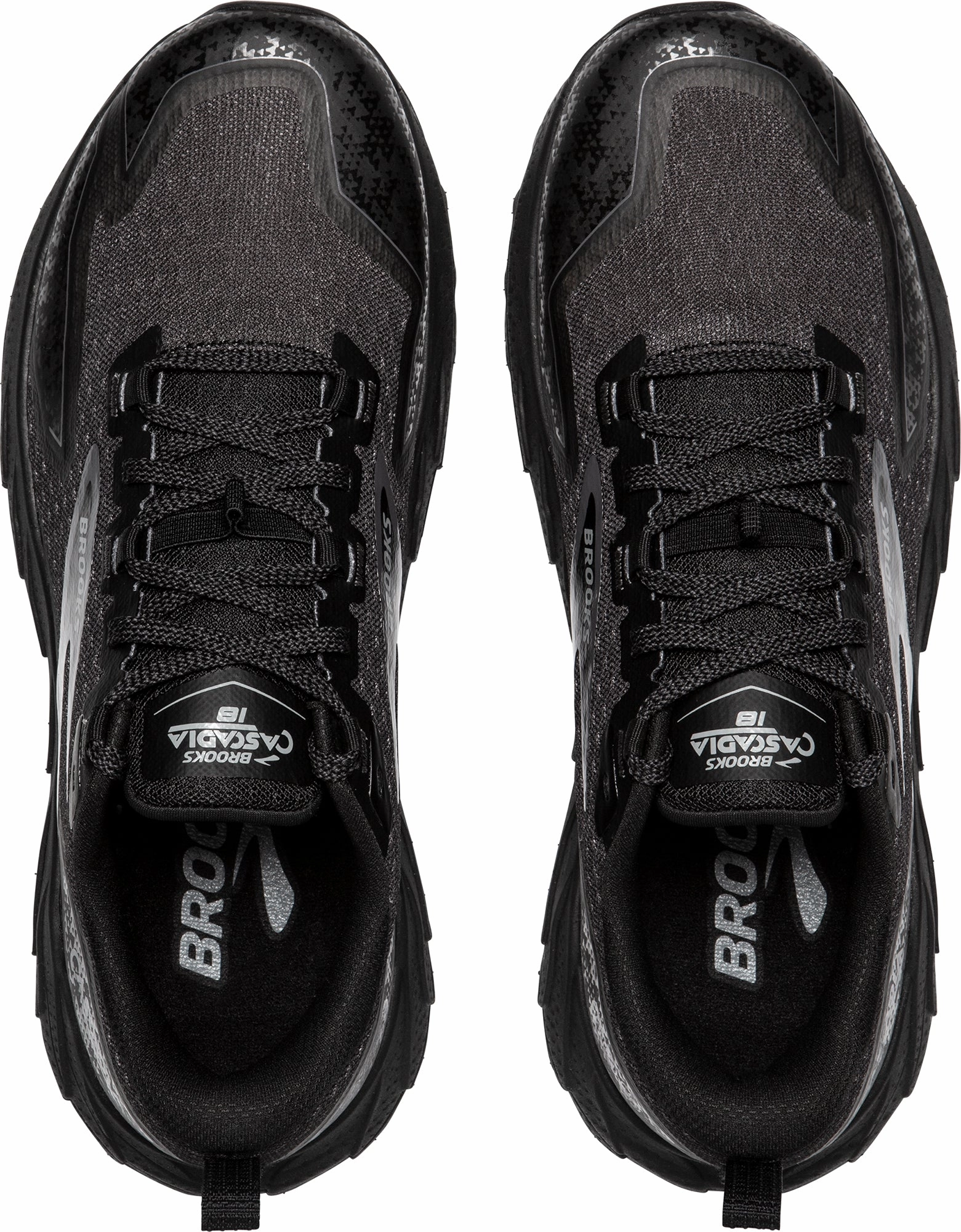 Brooks Cascadia 18 Womens Trail Running Shoes - Black city shoes aluminum - reinforced shoes