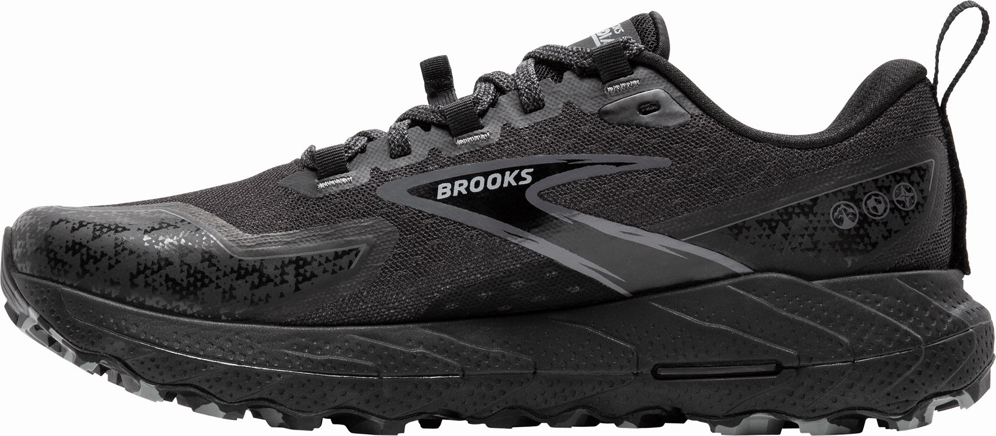 Brooks Cascadia 18 Womens Trail Running Shoes - Black stain - resistant - coating - durability shoes