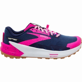 Brooks Catamount 2 Womens Trail Running Shoes - Navy Centered Balance Tech