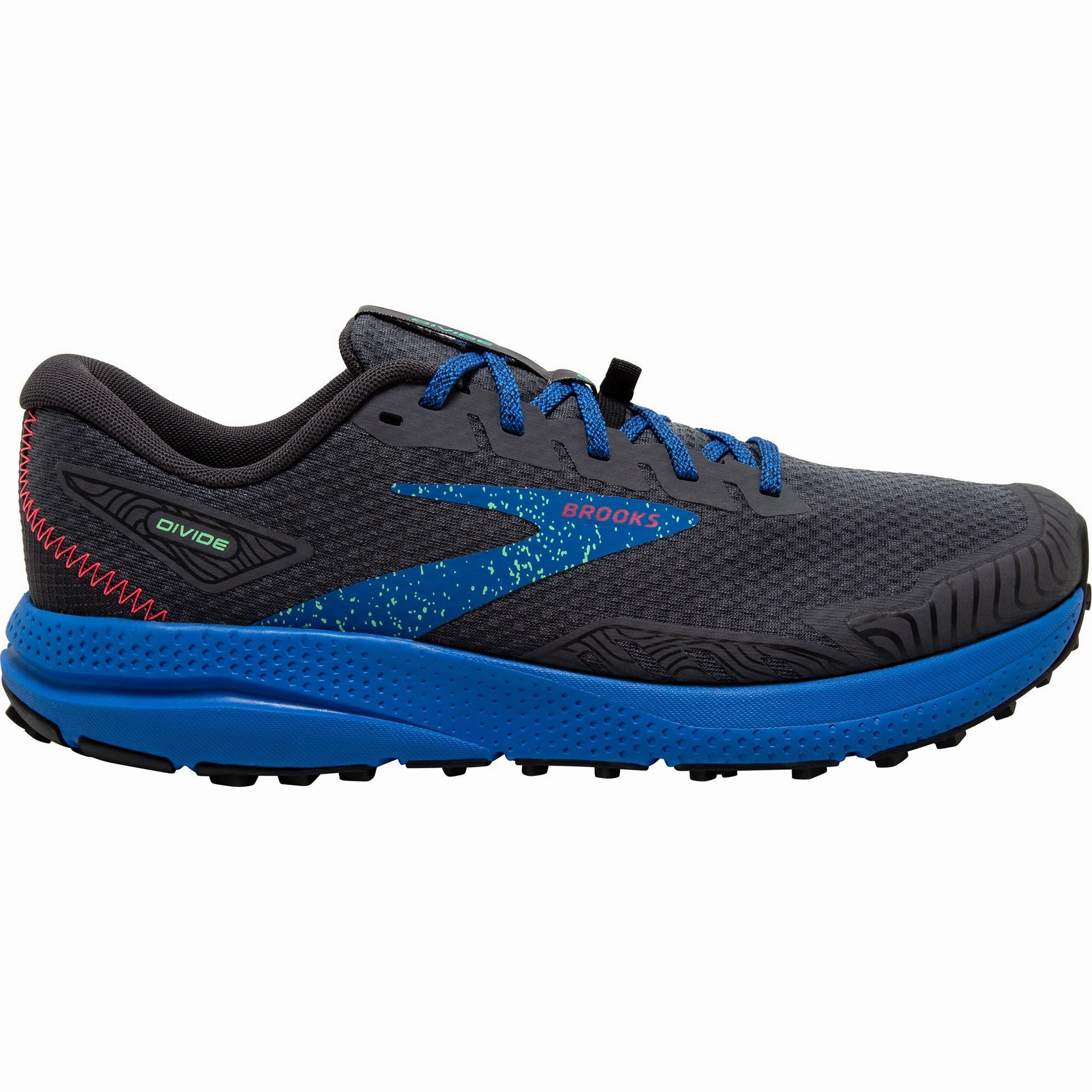 running for coordination shoes Brooks Divide 4 Mens Trail Running Shoes - Black