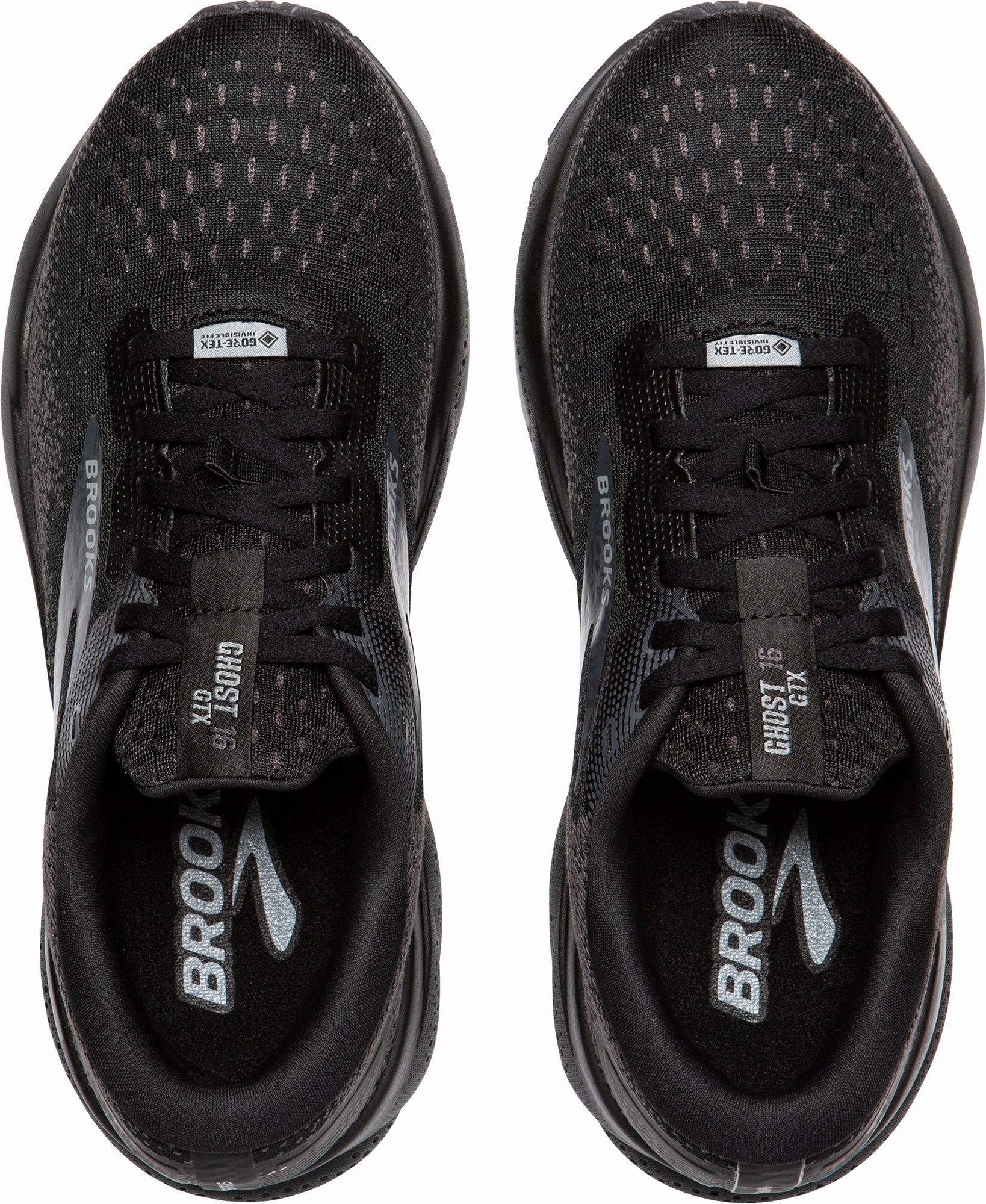 Brooks Ghost 16 GORE-TEX Mens Running Shoes - Black solo running shoe usability AntiOdor