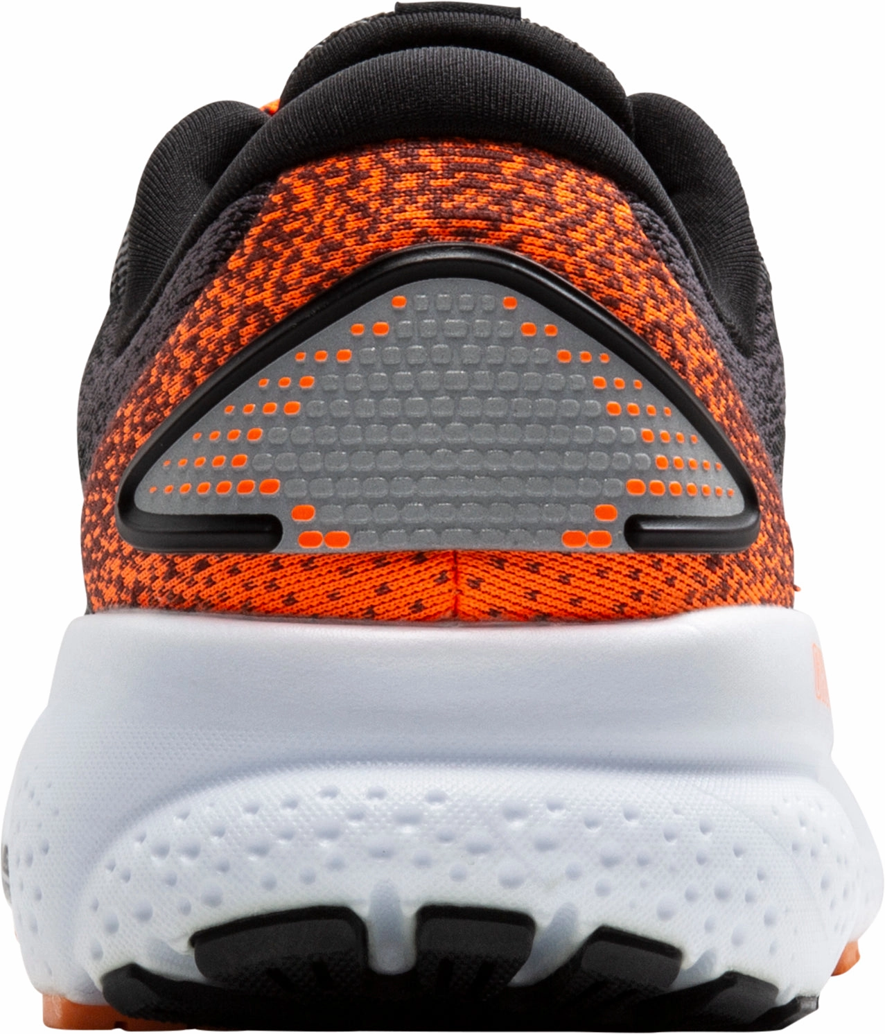 Brooks Ghost 16 Womens Running Shoes - Black Contoured Collar Distance Tracking