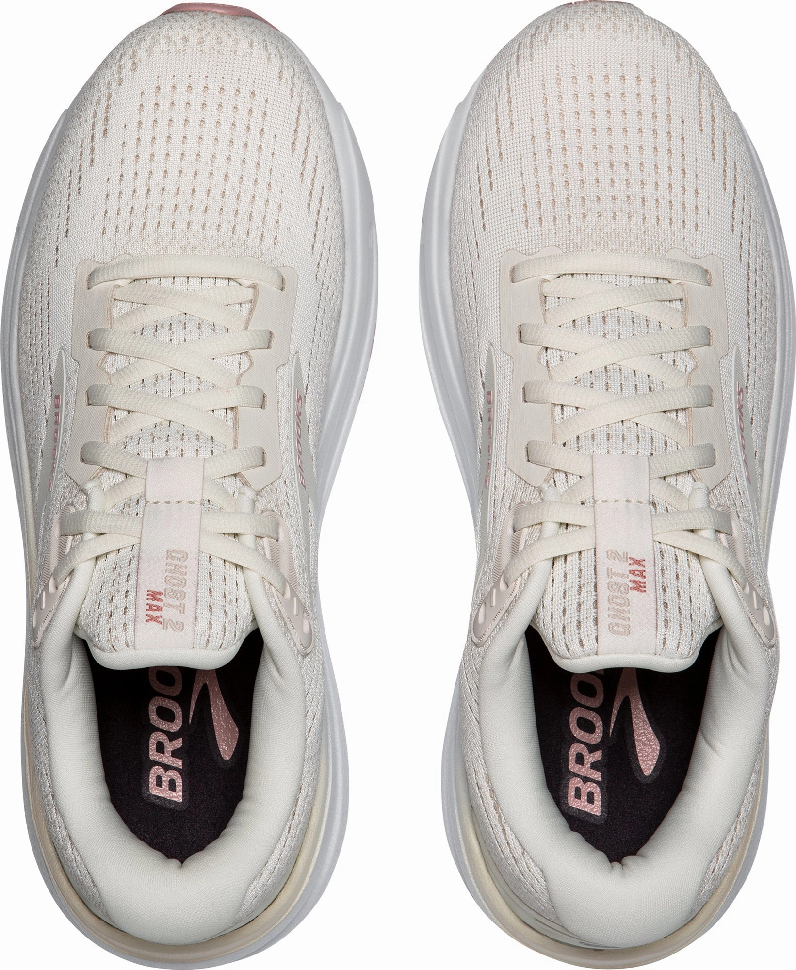 Brooks Ghost Max 2 Womens Running Shoes - Cream weekend - friendly