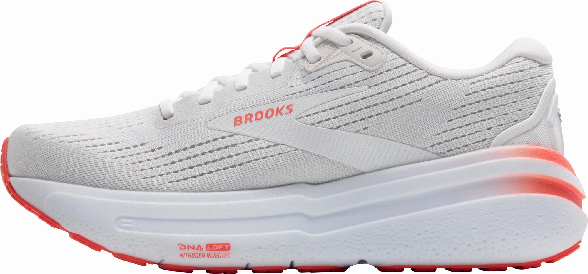 Brooks Ghost Max 2 Womens Running Shoes - White core strength