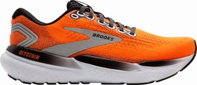 Brooks Glycerin 21 Mens Running Shoes - Orange Motion Contour Footbed superb traction