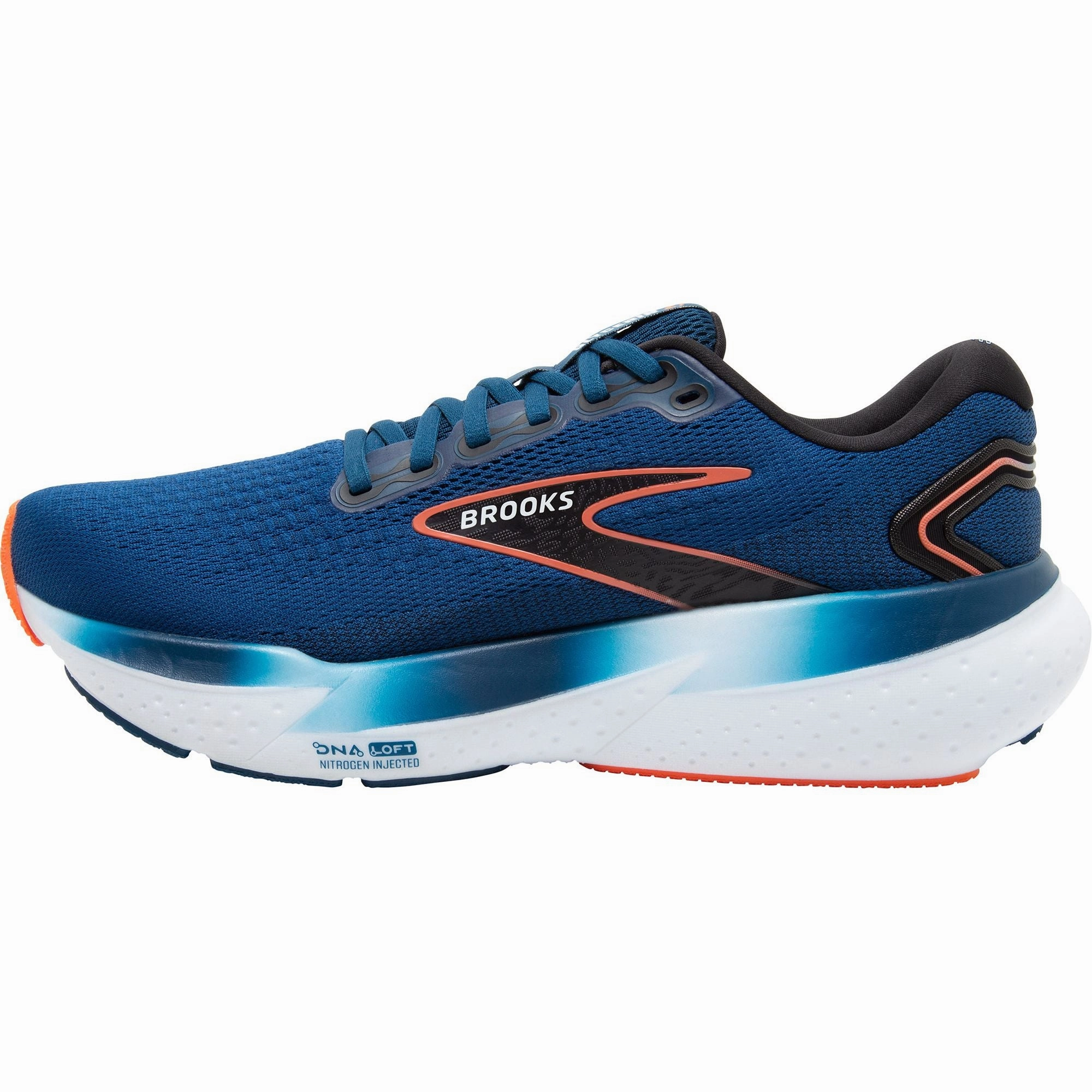 Secure - fit Brooks Glycerin 21 WIDE FIT Mens Running Shoes - Blue