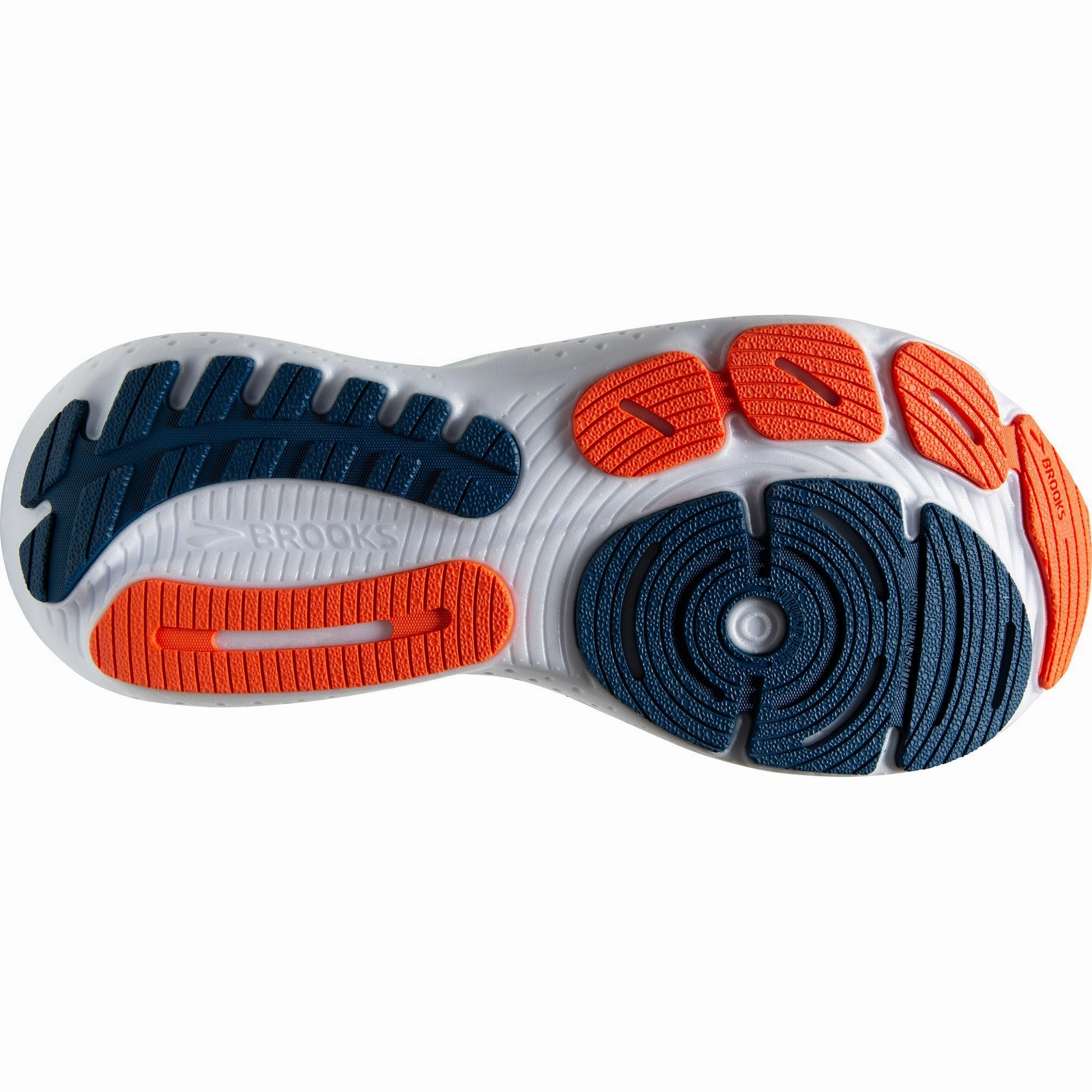 Brooks Glycerin 21 WIDE FIT Mens Running Shoes - Blue supportive foam sole shoes all - around shoes