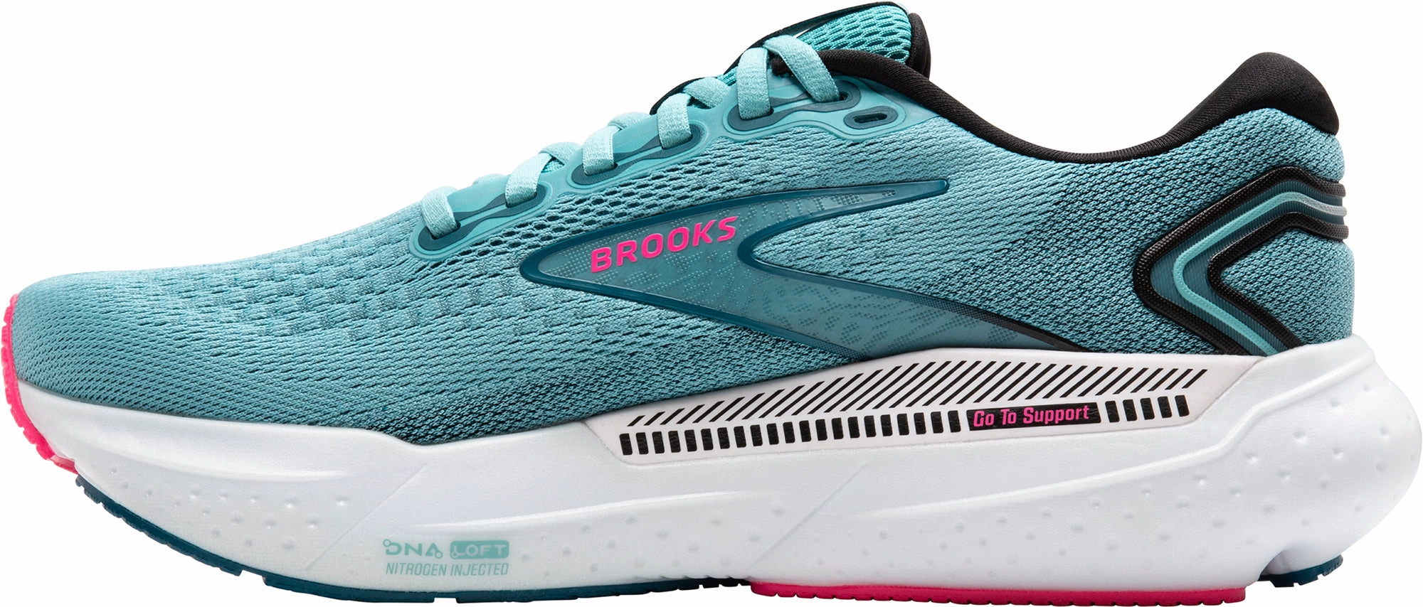 Brooks Glycerin GTS 21 Womens Running Shoes - Blue running with a removable insole for daily use