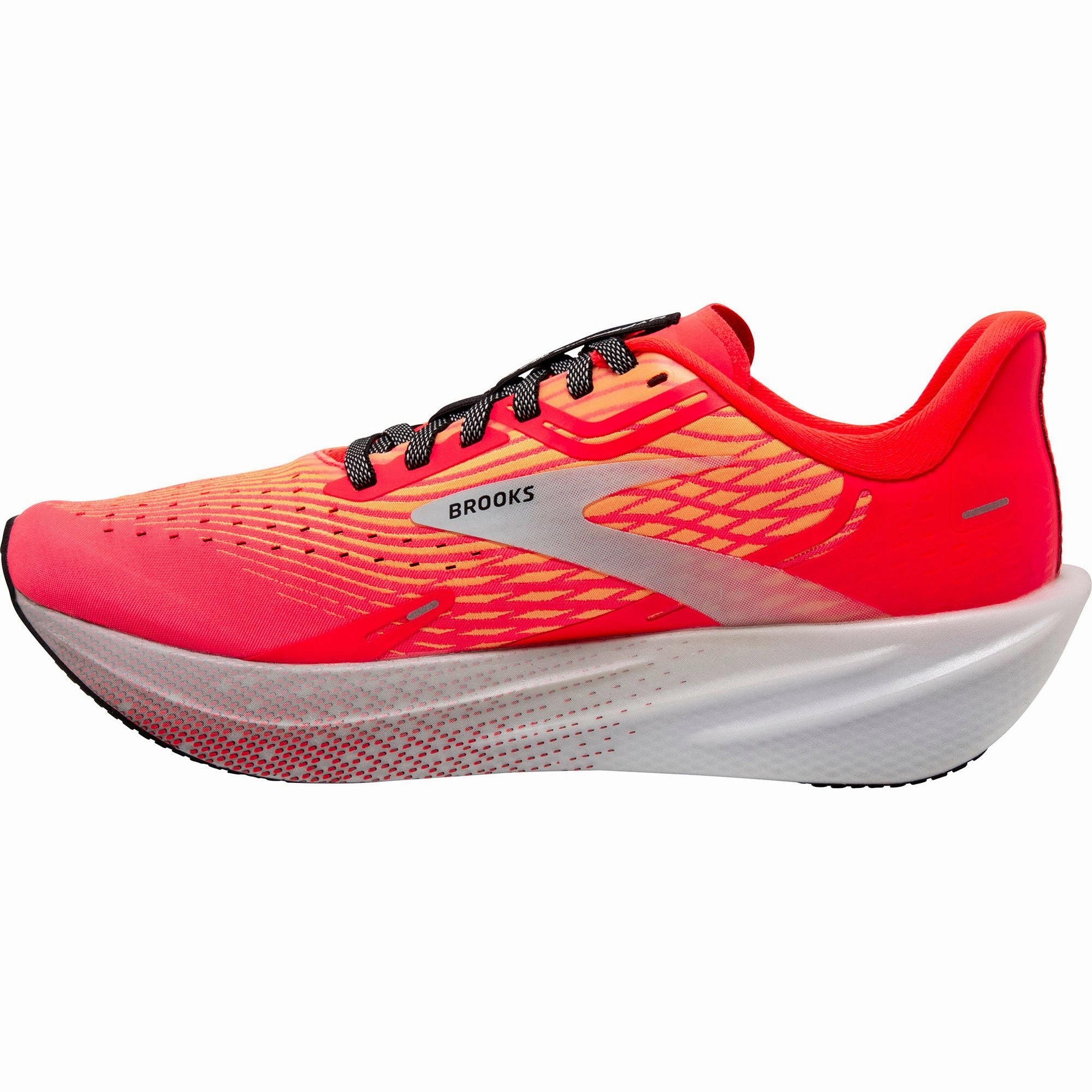 heavy - weight sole shoes Pressure Relief Padding Brooks Hyperion Max Womens Running Shoes - Red