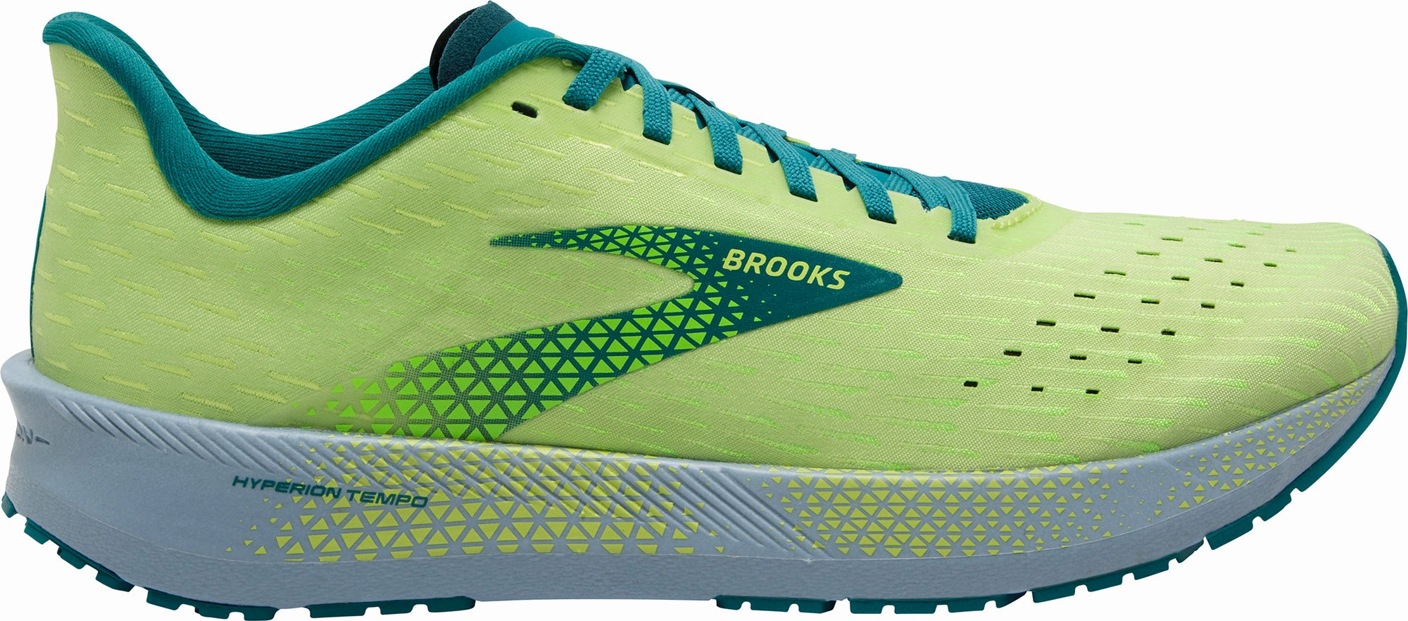 Anatomic Lacing System Brooks Hyperion Tempo Mens Running Shoes - Green