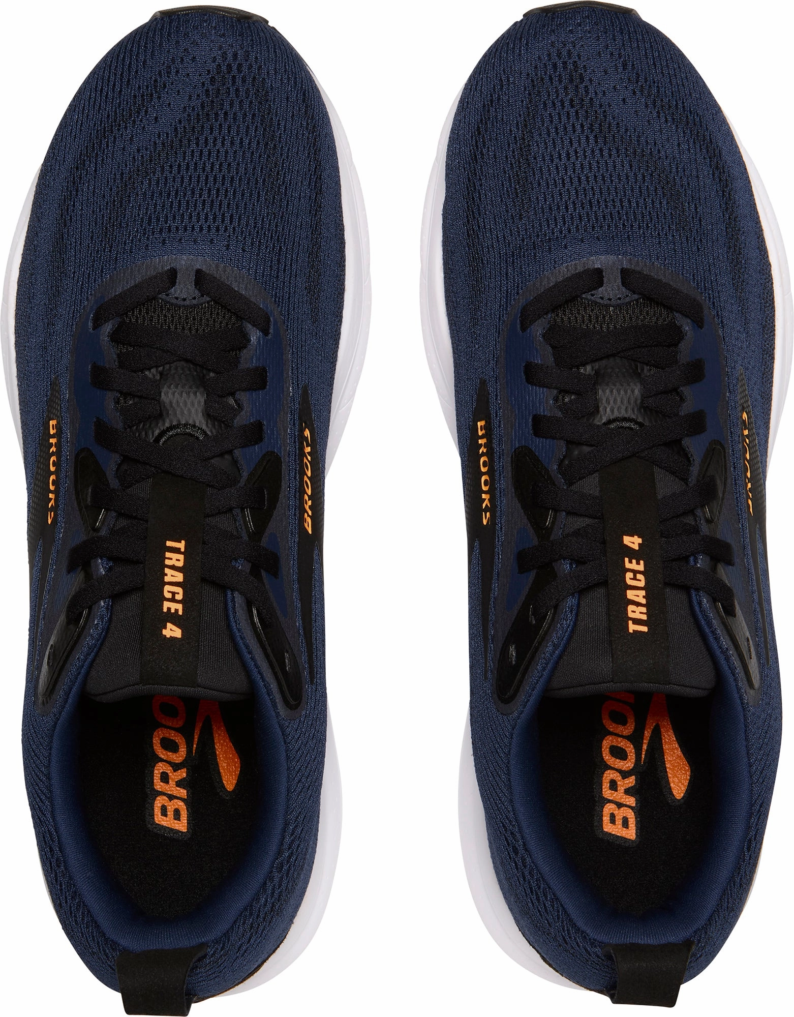 Brooks Trace 4 Mens Running Shoes - Blue Motion Freedom grassy terrain