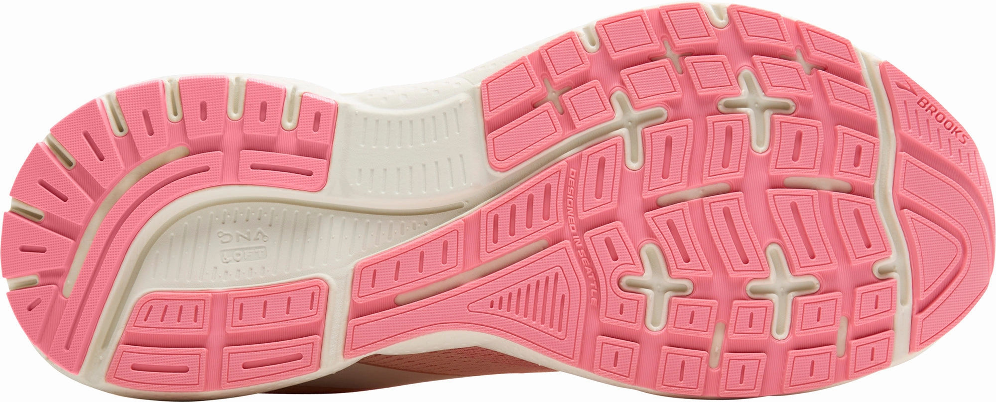 Brooks Trace 4 Womens Running Shoes - Pink Heel protection