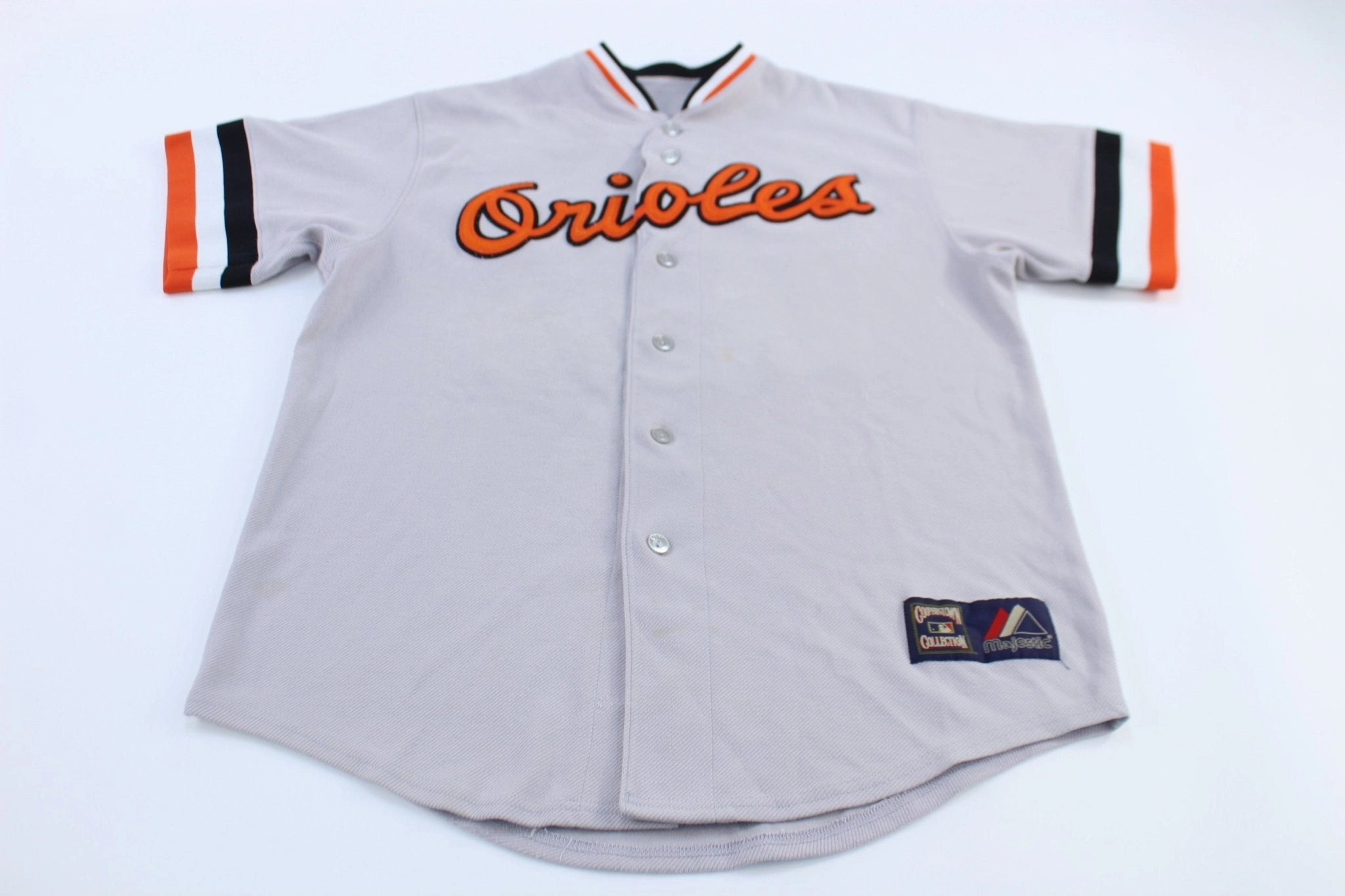 Baltimore Orioles Jim Palmer Majestic Baseball Jersey Roll Up Cuff System Any Season