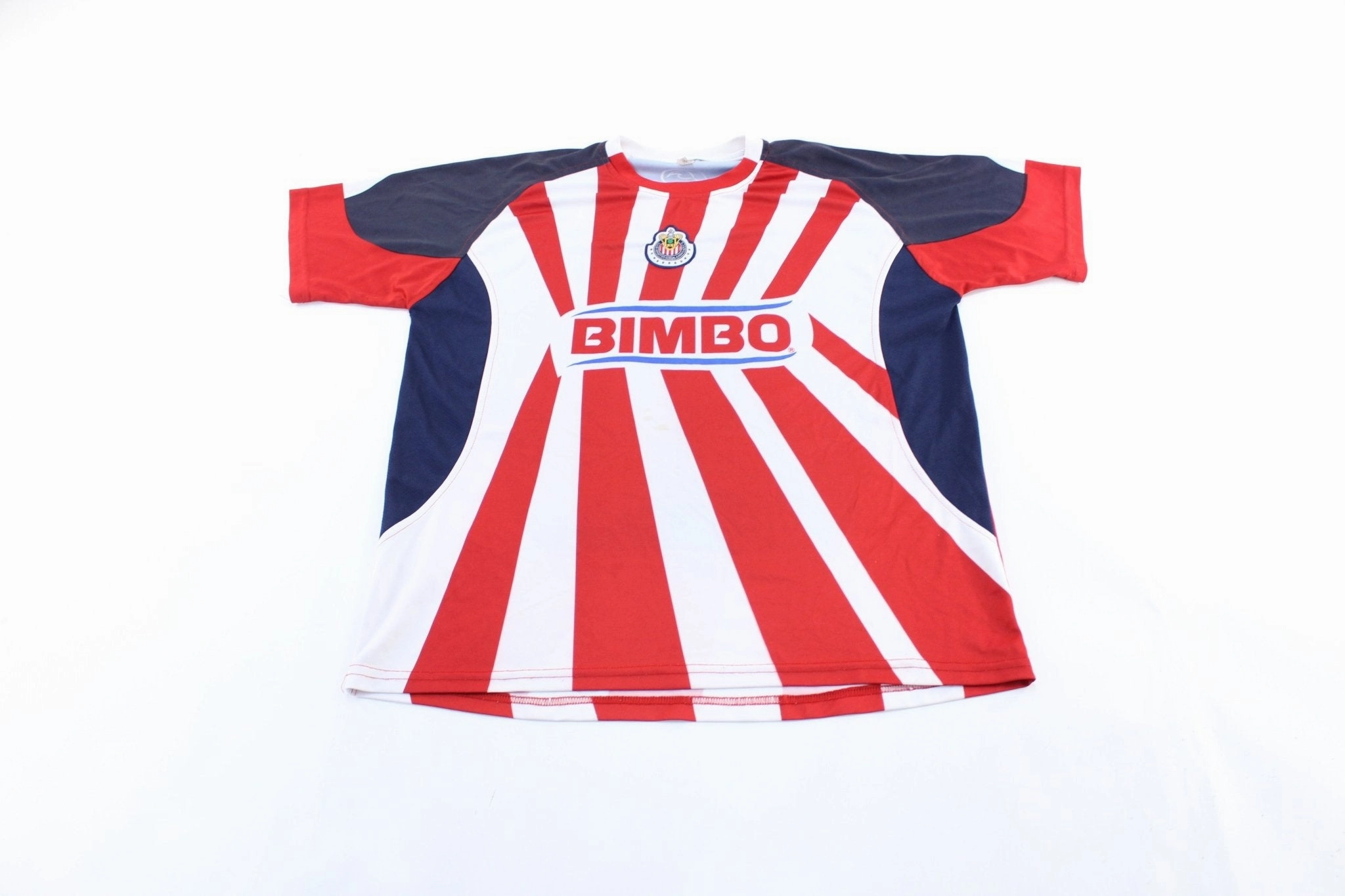 C.D. Guadalajara Embroidered Patch Soccer Jersey Ribbed Hem Detail