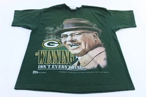 All-Day Wear Washable 1997 Green Bay Packers Football "Winning Isn't Everything.." T-shirt